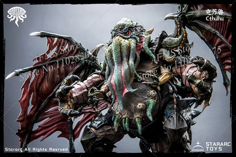 STARC ของเล่นคอลเลกชันคธูลูโบราณ Deep Sea Monster Sleeping God ใต้น้ํา 28 ซม.Action Figure ของเล่น