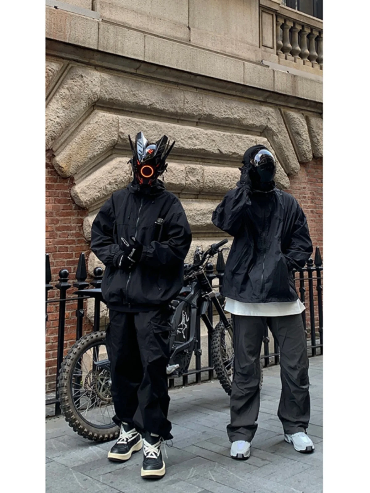 

Крутой мужской летний костюм Cool Bla Samurai American Functional Jaet для активного отдыха, с капюшоном, для защиты от солнца, для альпинизма...