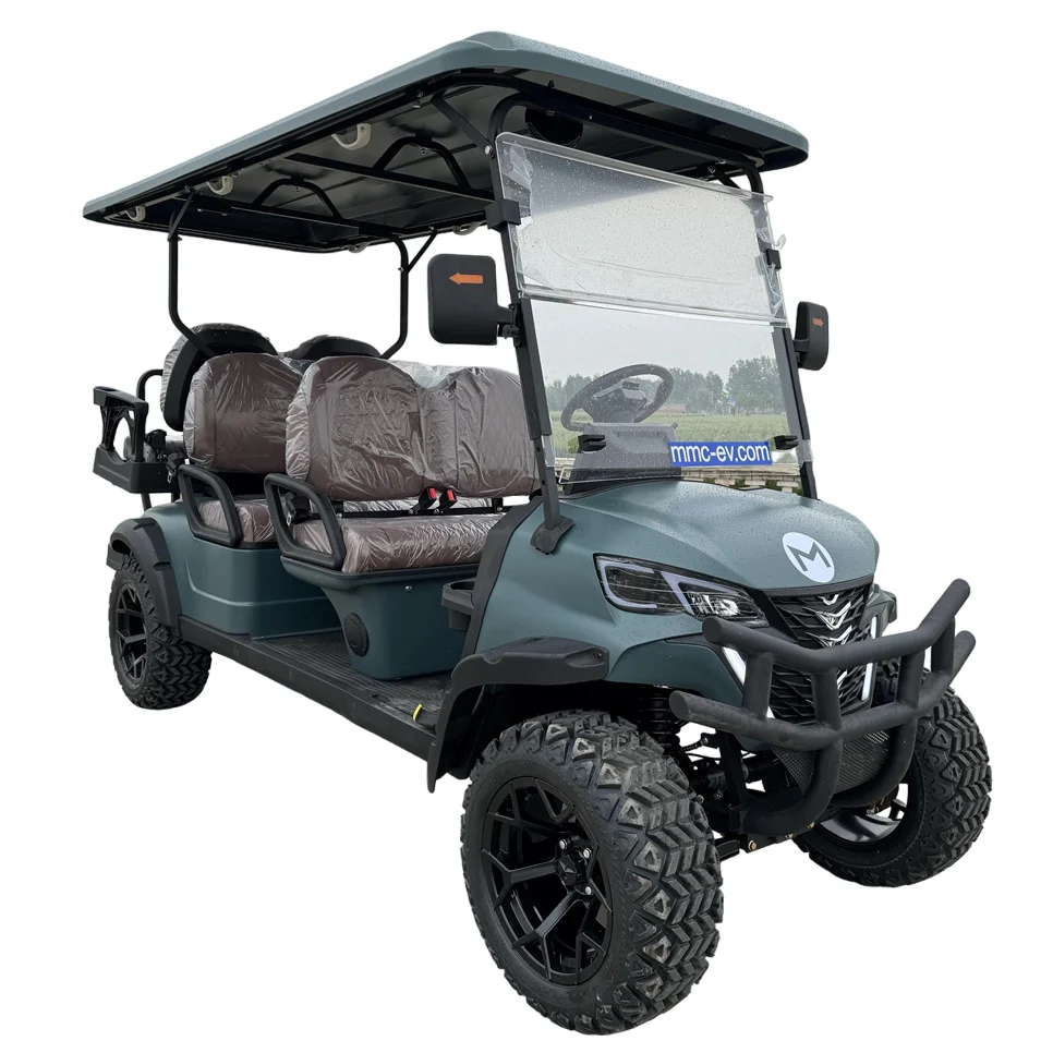 New affordable 2 / 4 / 6 / 8 seater electric golf carts 6 seater lithium 72v buggies with Comfortable Seats Golf Cart