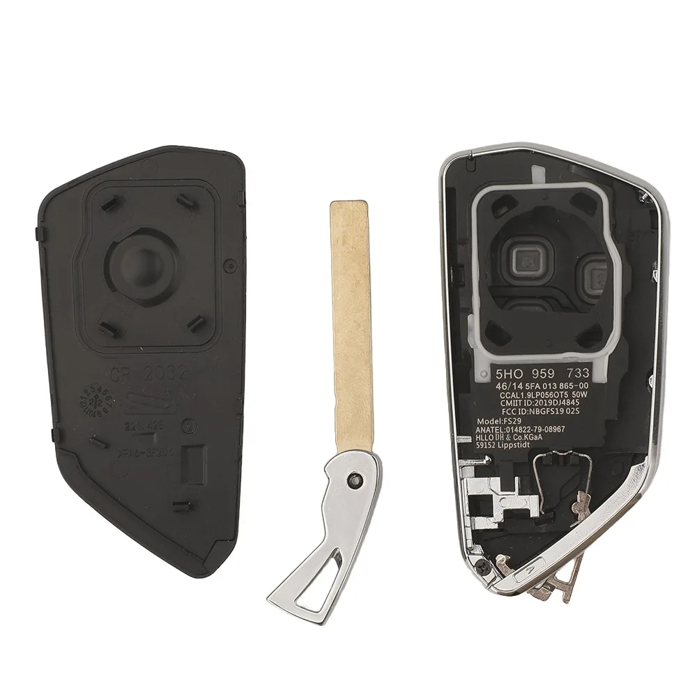 Jinyuqin Fernbedienungs-Schlüsselgehäuse 3BNT für Volkswagen Golf 8 Cupra Tarraco Gti Mk7/8 Skoda Octavia Seat Leon Smart Card Gehäuse KD HZ/ZB25 – Detail 5