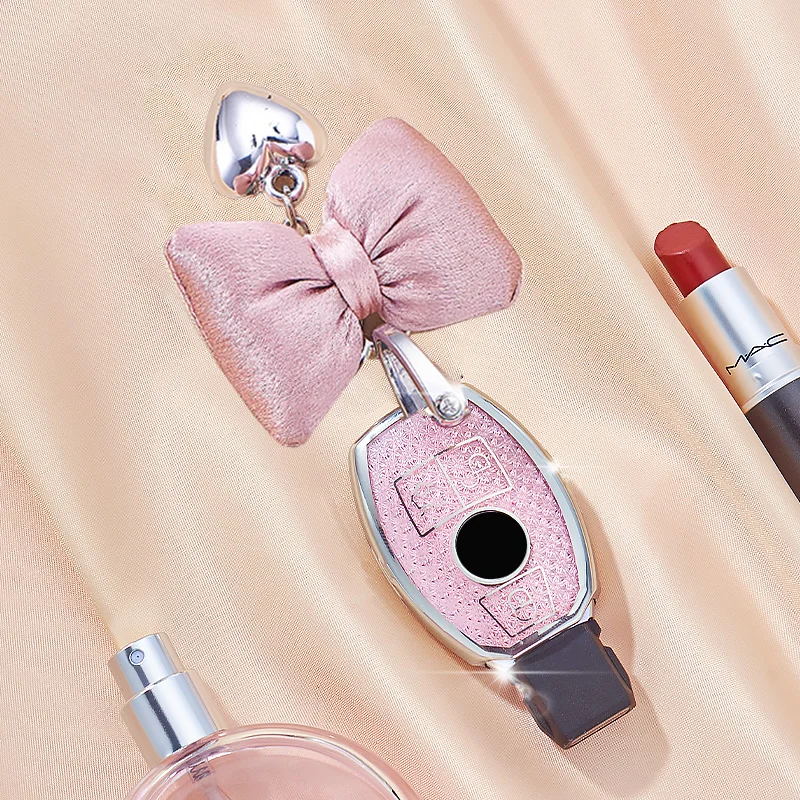 

Crystal Pink Tpu for Mercedes Benz W204 W205 W212 W213 W176 W177 W219 A B C E S Class GLC CLA AMG Auto Car Key Case Cover Fob