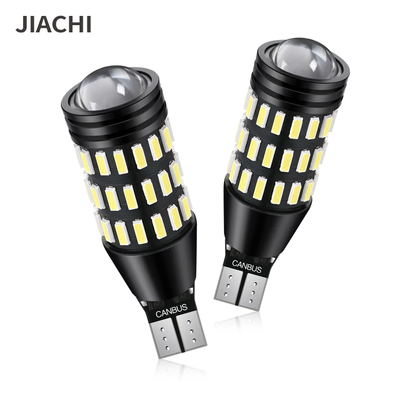 Jiachi 100PCS Wholesale W16W T15 921 912 LED Canbus Reverse Light Bulbs On Cars Vehicles Back Up Lamp For Chevrolet Cruze Saloon