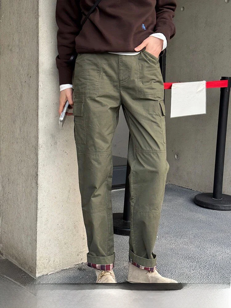 

Women's Straight Leg Cotton Work Trousers Loose Casual Color Summer New Arrival Bebe Small Size Comfortable Pants