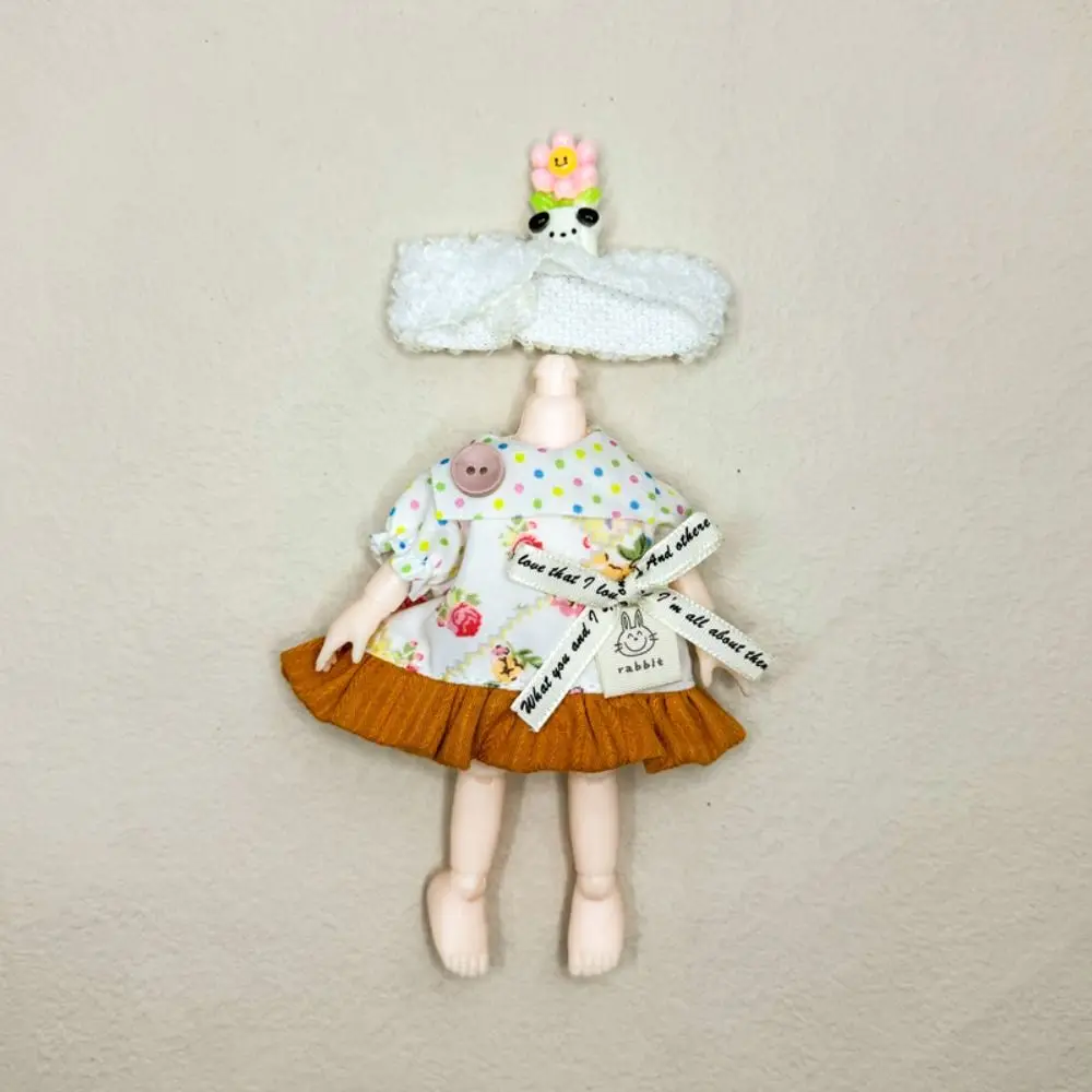Fashion Cute 16~17cm BJD Clothes High Quality Adorable Dresses Suits Handmade Clothing DIY Girls Gifts for OB11, 1/12 Bjd