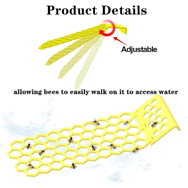 

AF95-2 PCS Bee Watering Station Floating Bee Islands For Garden,Outdoor Waterer Feeder For Bees