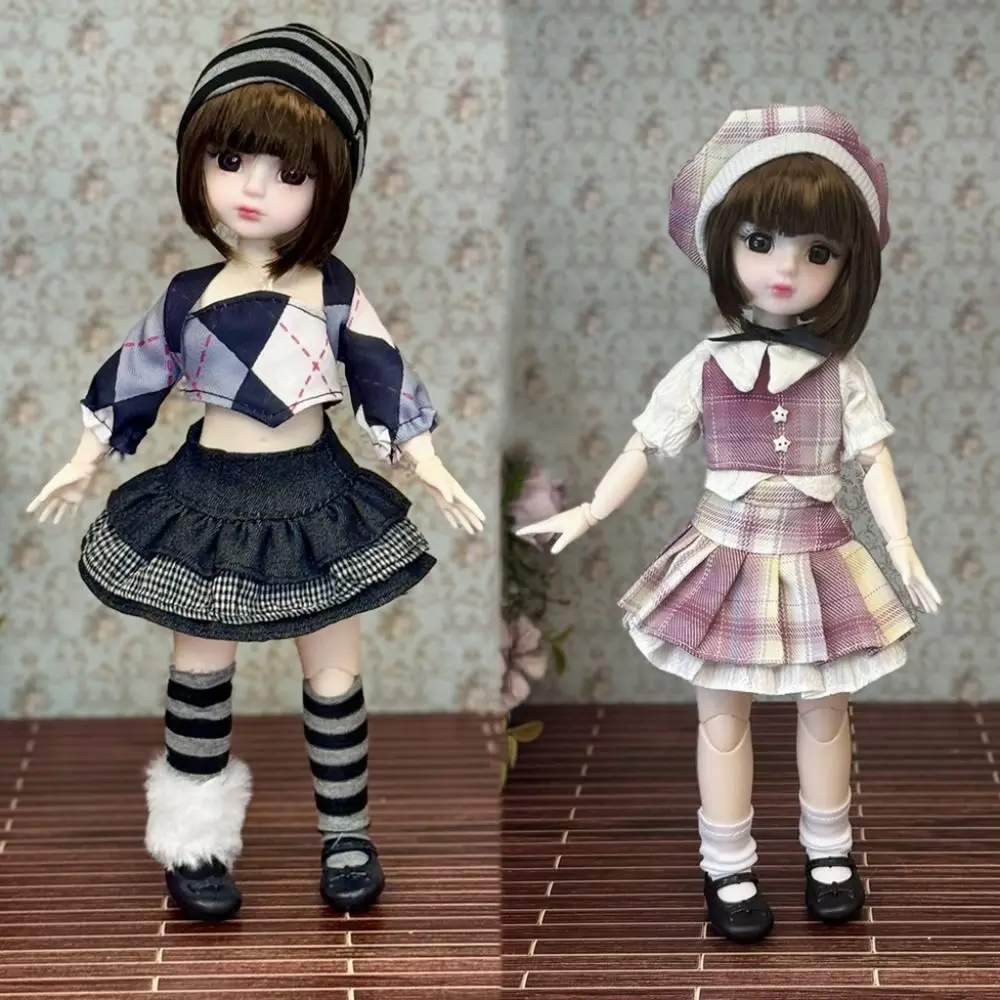 30cm BJD 인형 드레스업, 옷 입히기, 3D 눈, 탈부착 가능한 관절, 1/6 BJD 인형, 생일 선물