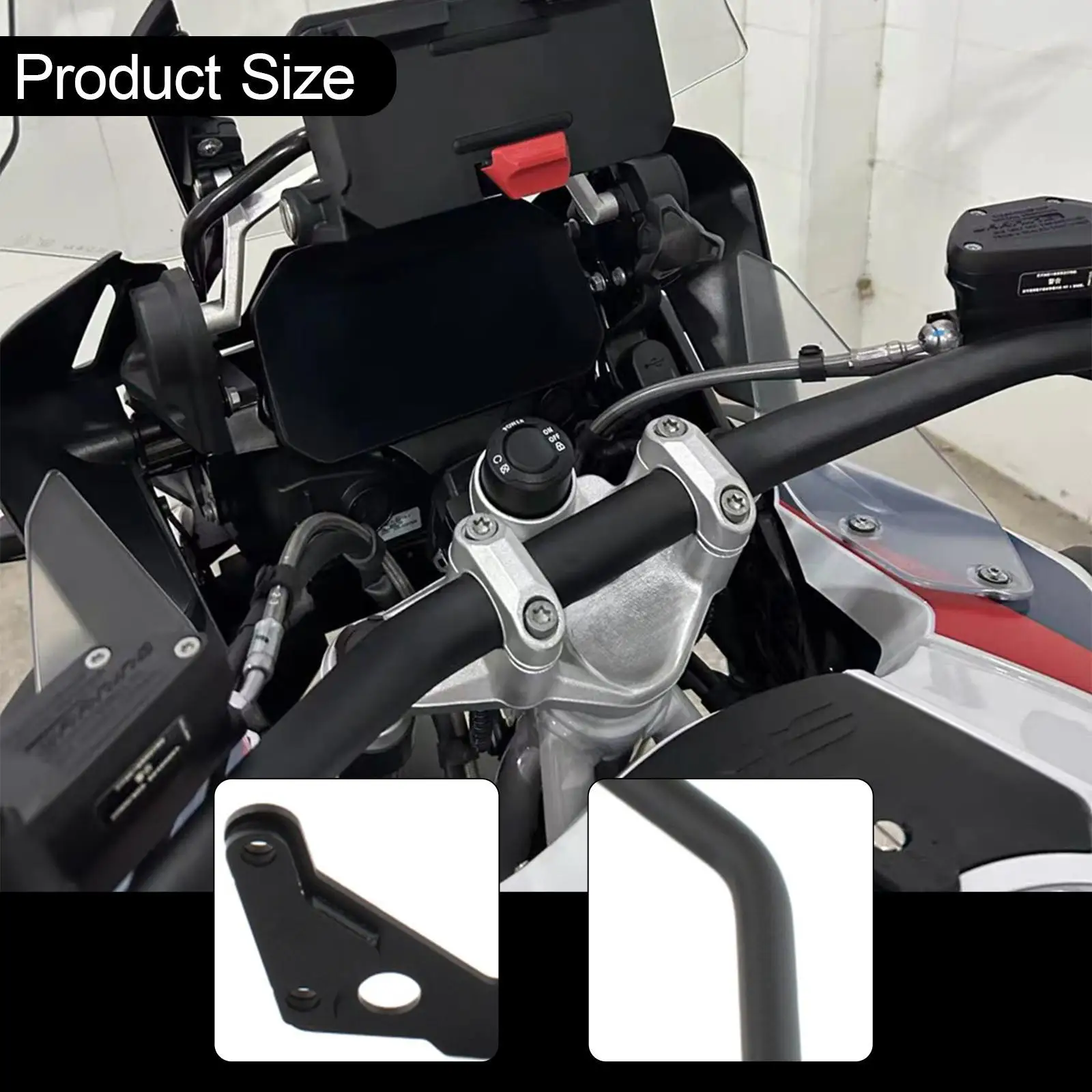 

Motorcycle Navigation Bracket Phone Bar Holder Decoration Portable Lightweight