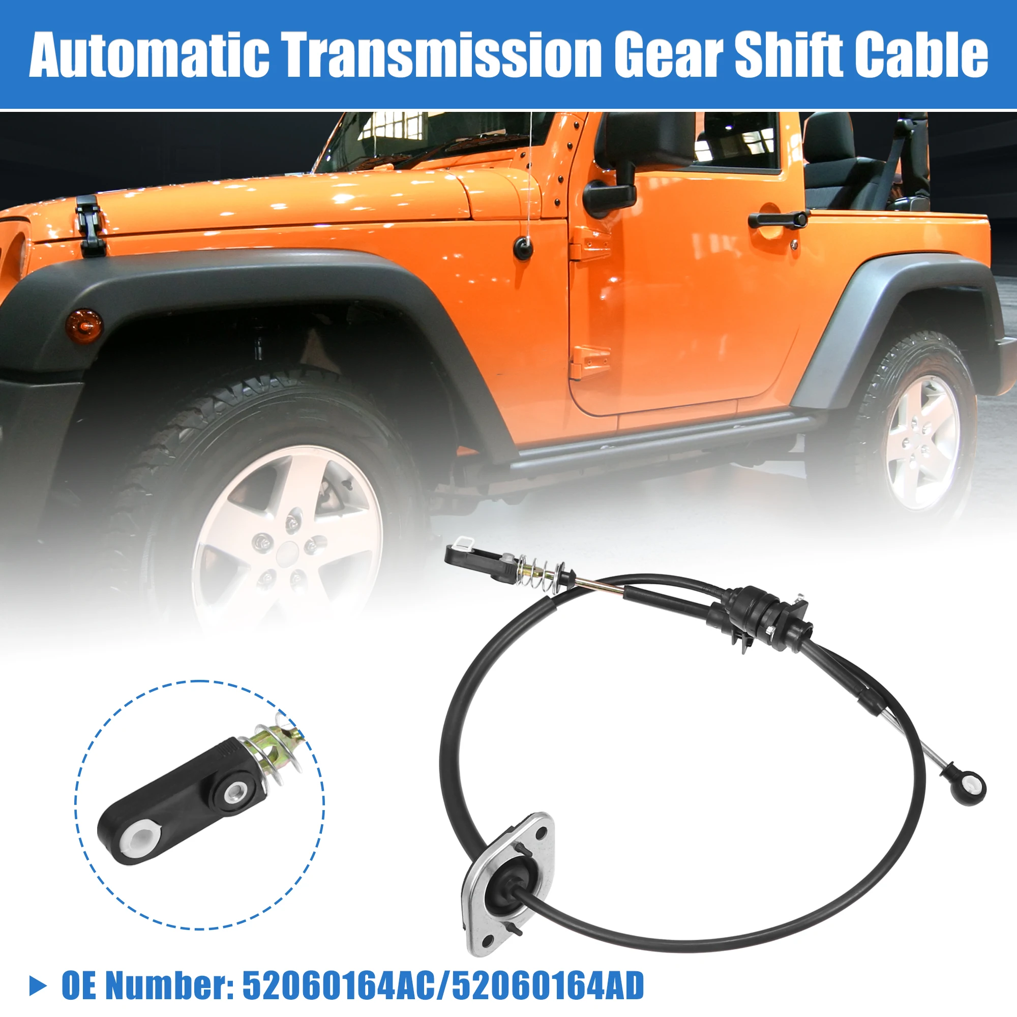 

Трос переключения передач UXCELL No 52060164AC/52060164AD для Jeep Wrangler 07-10