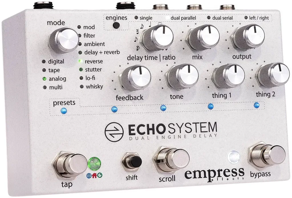 Echo System Multi-mode Fever Delay Stompbox Effect