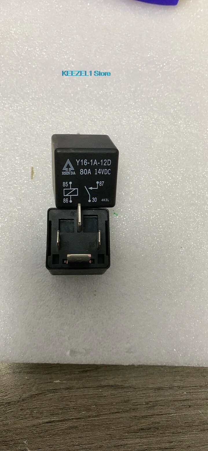 

Relay NVF4-3A-S80A DC12V 12V 80A = Big Foot Automotive Relay Y16-1A-12D 12VDC 80A 5PCS -1lot