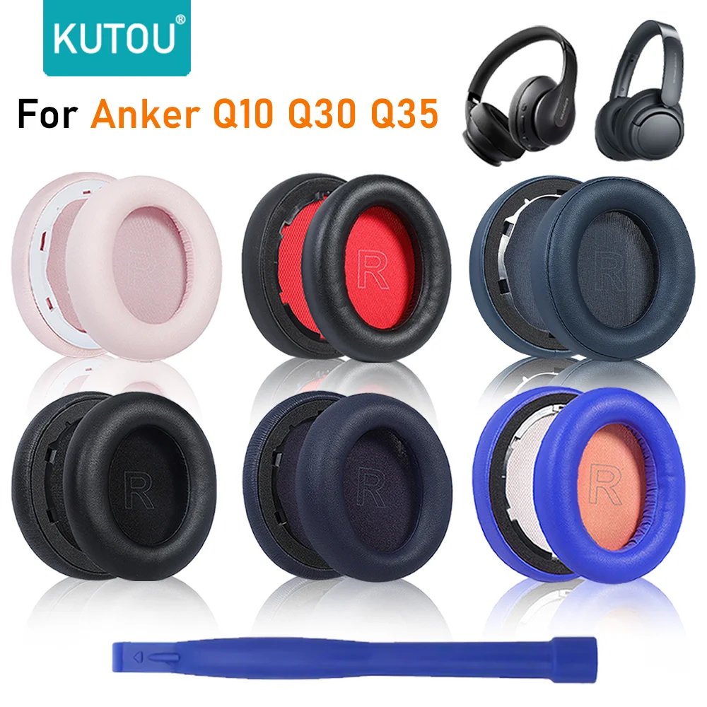 

KUTOU Replacement Earpads For Anker Soundcore Life Q10 Q20 Q30 Q35 Headphones Soft Foam Ear Pads Cushions Case Accessories