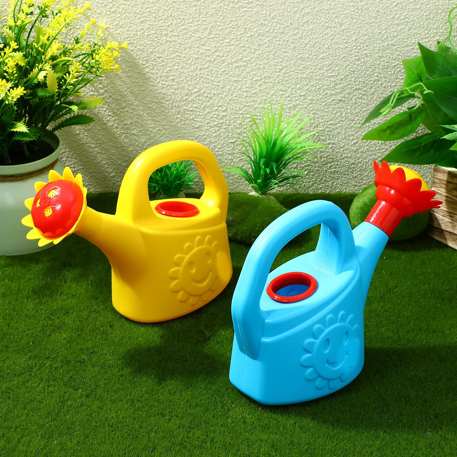 Plastic Watering Can Chicken Watering Home Garden Equipment Toy Watering Pail Sprinkler Bath Cans Boy Girl Gift