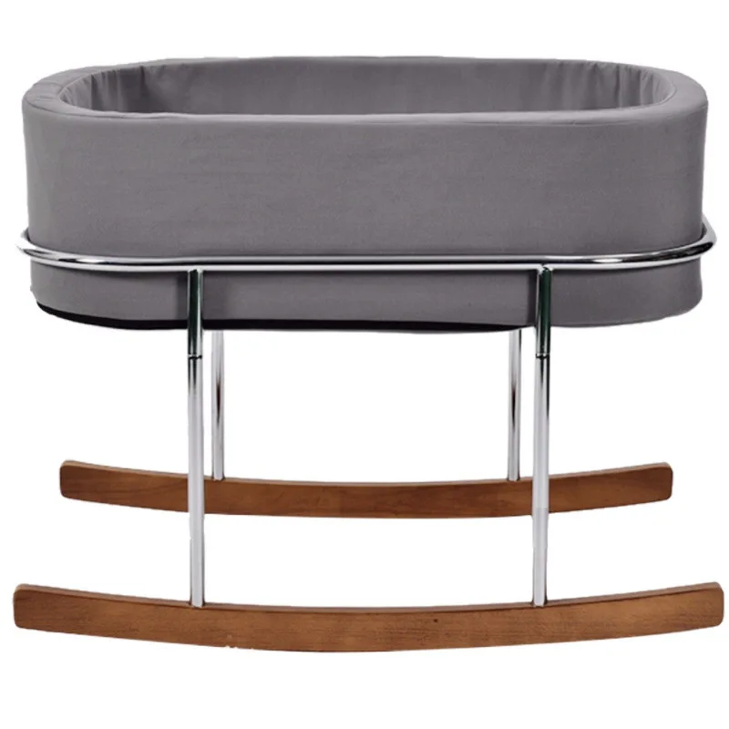 Baby Cradle Fence Cradle ins European and American Style Accompanying Bed Removable Baby Cradle