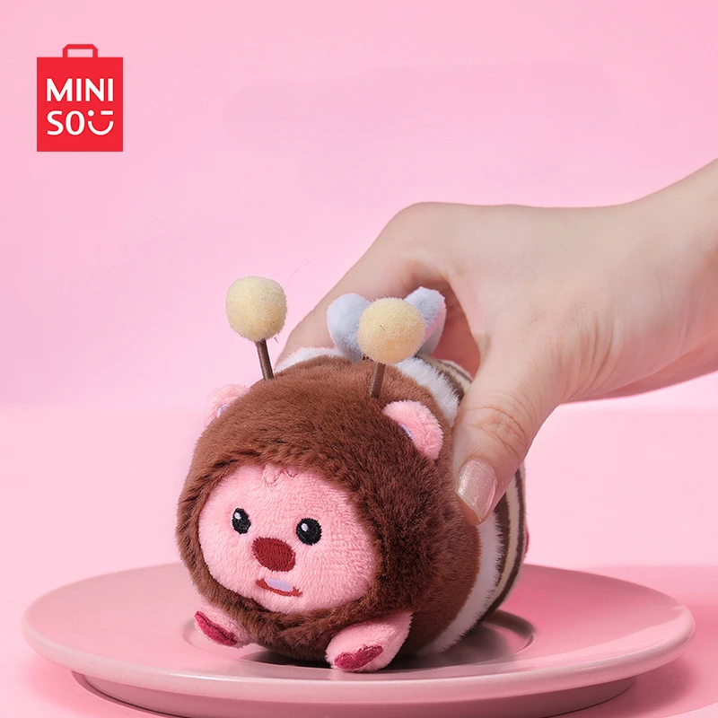 MINISO LOOPY серии плюшевых подвесок крест-одежка маленькие Бобер куклы кавайные украшения для комнаты детские игрушки подарки на день рождения