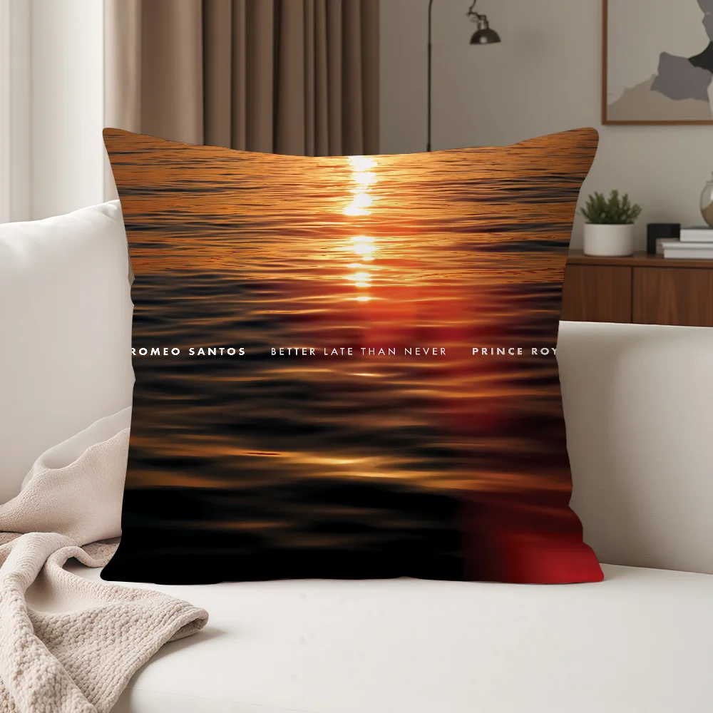 المغني اللاتيني R-romeo Santos أفضل أواخر من أبد كيس وسادة مناسب لغرف النوم وغرف المعيشة والسيارات والديكور المنزلي