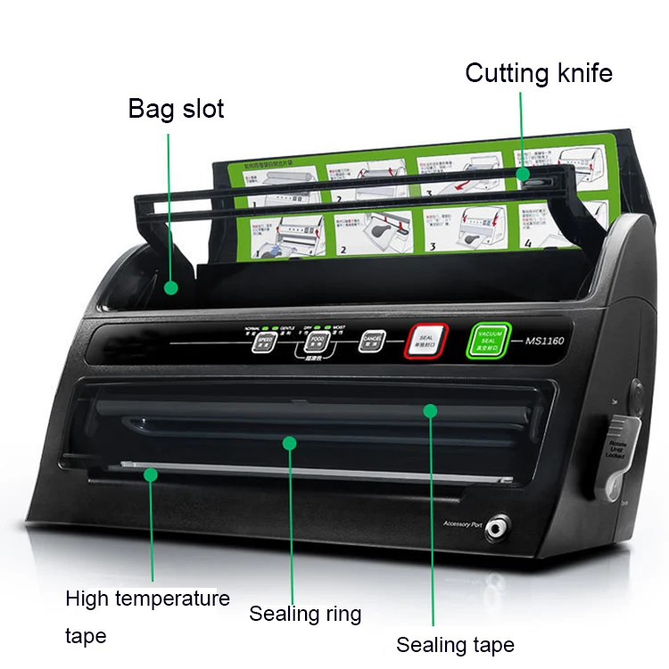 Vacuum packaging machine economical commercial sealing