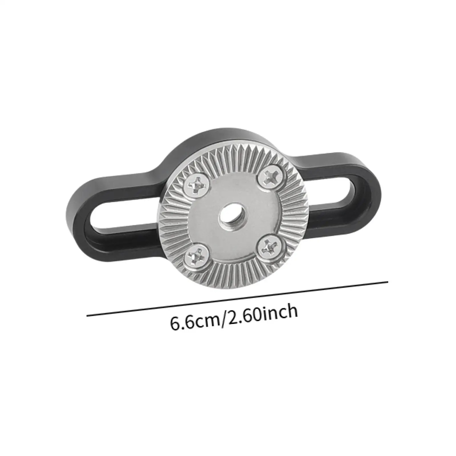 M6 Rosette Standard Mounting Adapter 1/4inch Threaded Holes for DSLR Camera Cage Rig Adapter Screw M6 Arri Rosette Mount Rig