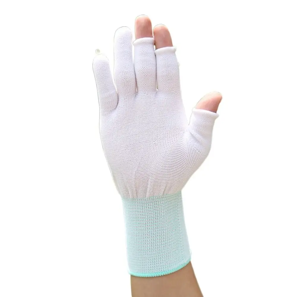 Gants de pêche coordonnants commandés pour hommes et femmes, mitaines de conduite, écran solaire, sports, vélo, ouvert, trois doigts, printemps, été