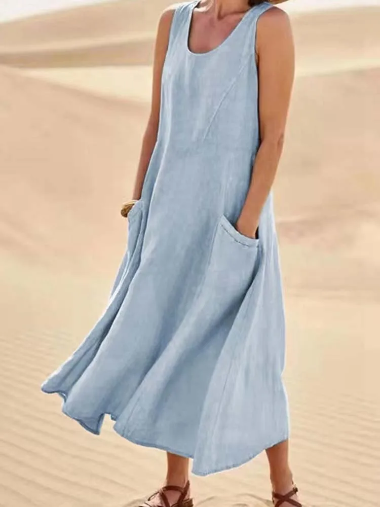 Sleeveless Maxi Party Dress 5