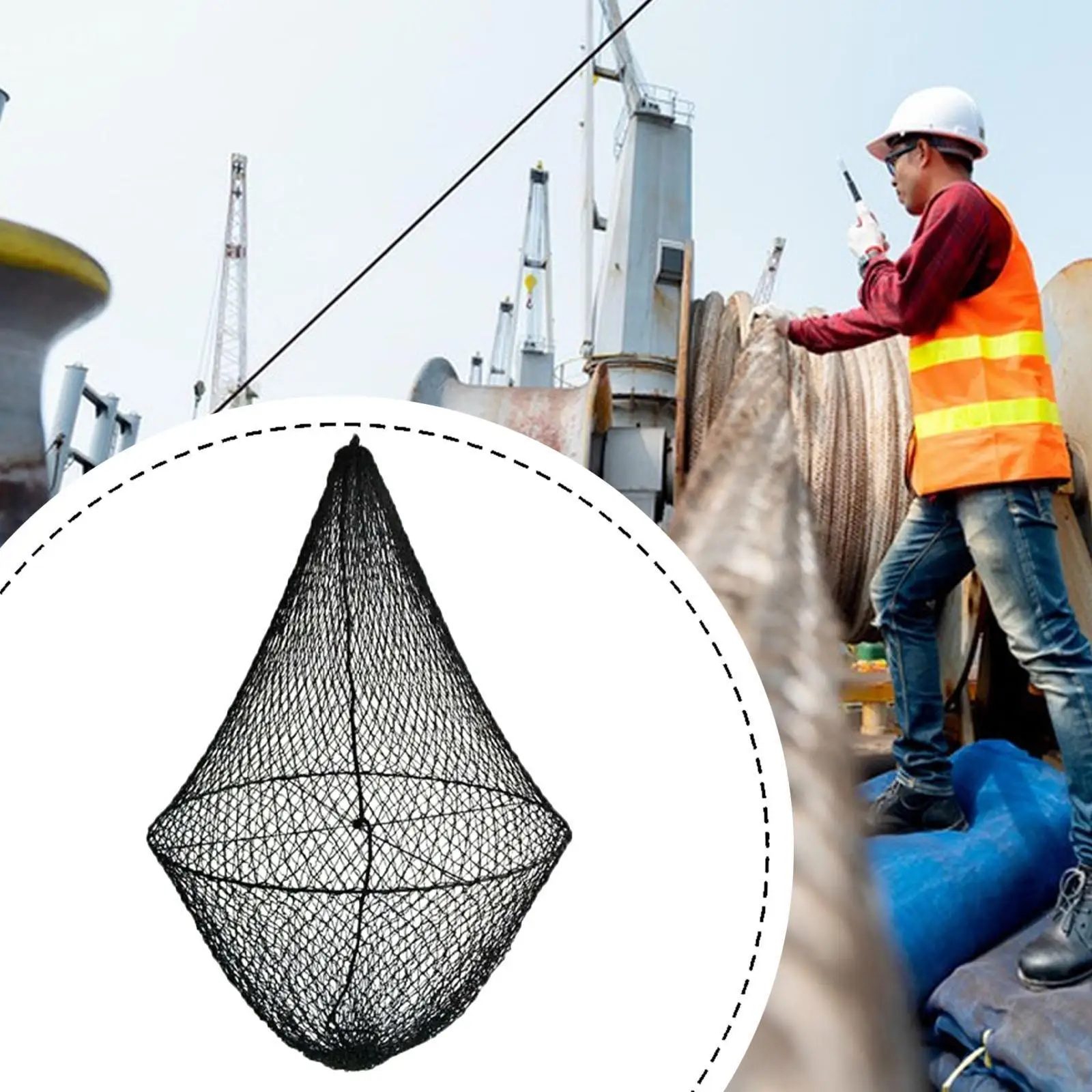 

Diamond Shaped Marine Daylight Signal Polyester Marker Boating Accessory for Navigation Lights for Boats