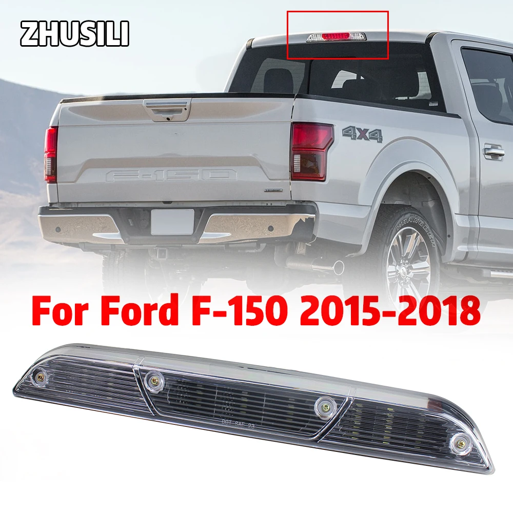 Third 3rd Brake Light for Ford F150 F-150 2015 2016 2017 2018 Brake Stop Light Clear Smoke LED Car Cargo Lights Trick Tail Lamp