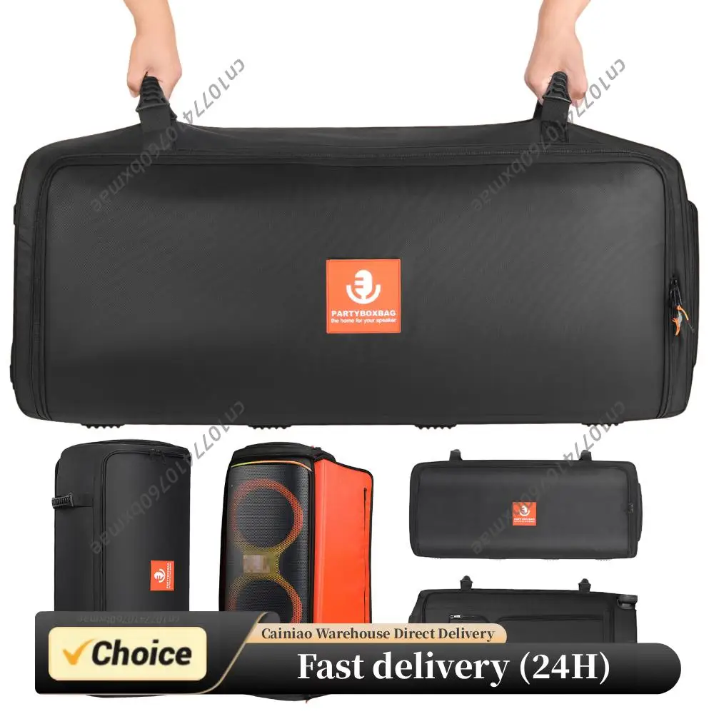 

Portable Speaker Dust Cover Storage Bag Waterproof Speaker Bag Without Wheels Compatible for JBL PartyBox 720 Outdoor Travel