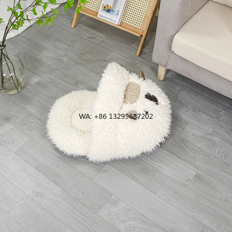 

Новое поступление, кровати для кошек и собак, милые, теплые, удобные, в форме тапочек, можно стирать в машине, кровать для кошачьей пещеры