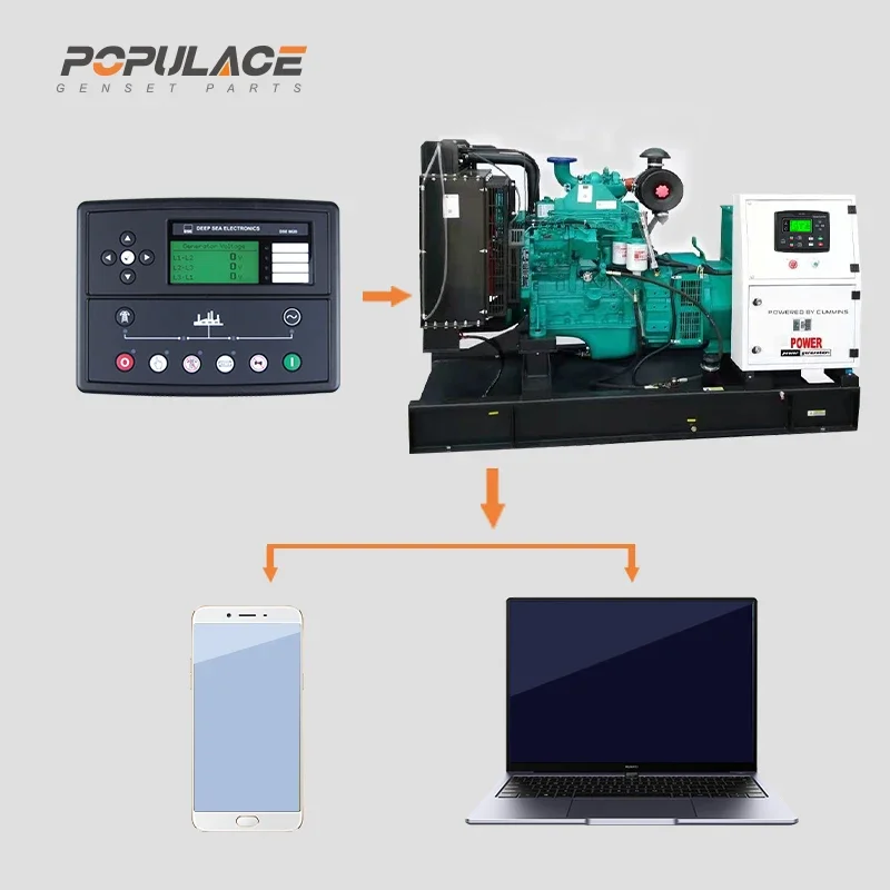 POPULACE genset control ats generator controller dse8620 panel module lcd controladores controller 8620 dse 8620