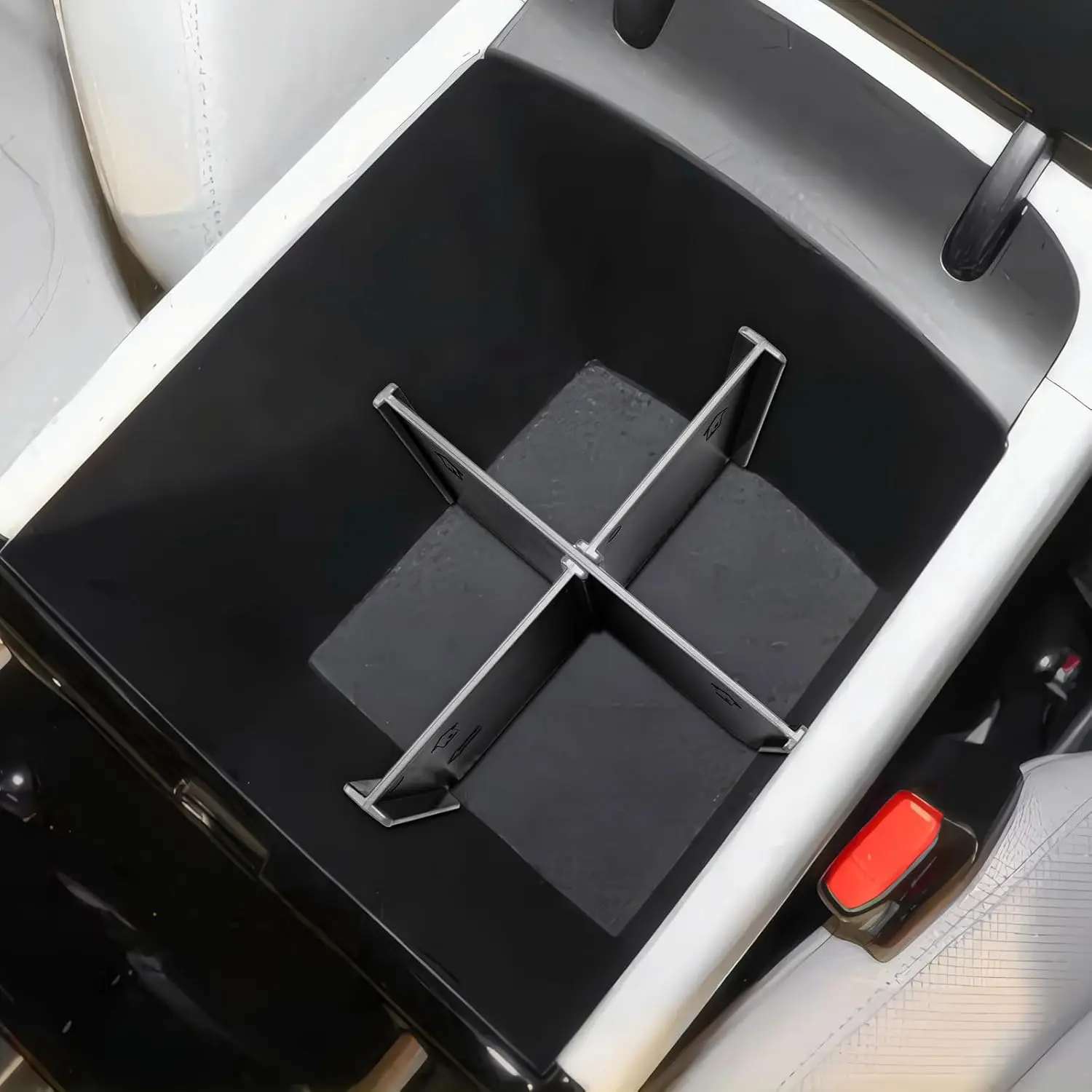 

Kptidy Center Console Divider for 2025 Hyundai Tucson Limited Accessories Armrest Organizer Insert Car Console Storage Dividers