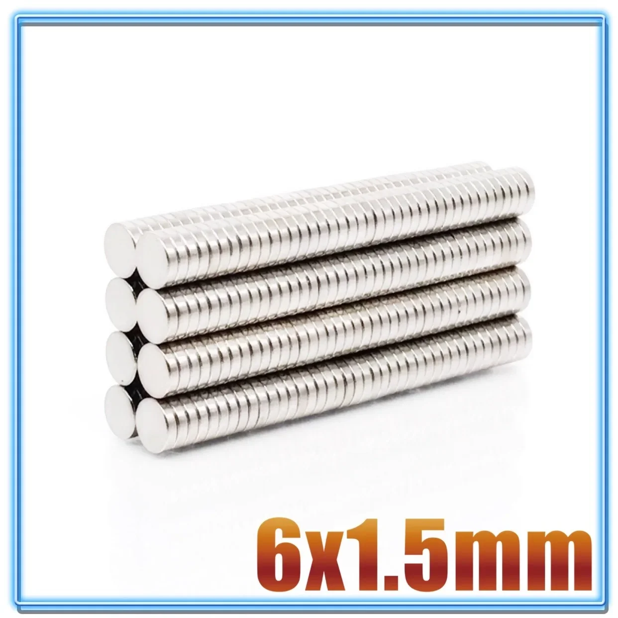 50/100/200/5000pcs 6x1.5mm Magnet Mini Small Magnets for Craft Diy Refrigerator Office Whiteboard Science  6*1.5mm Accessory