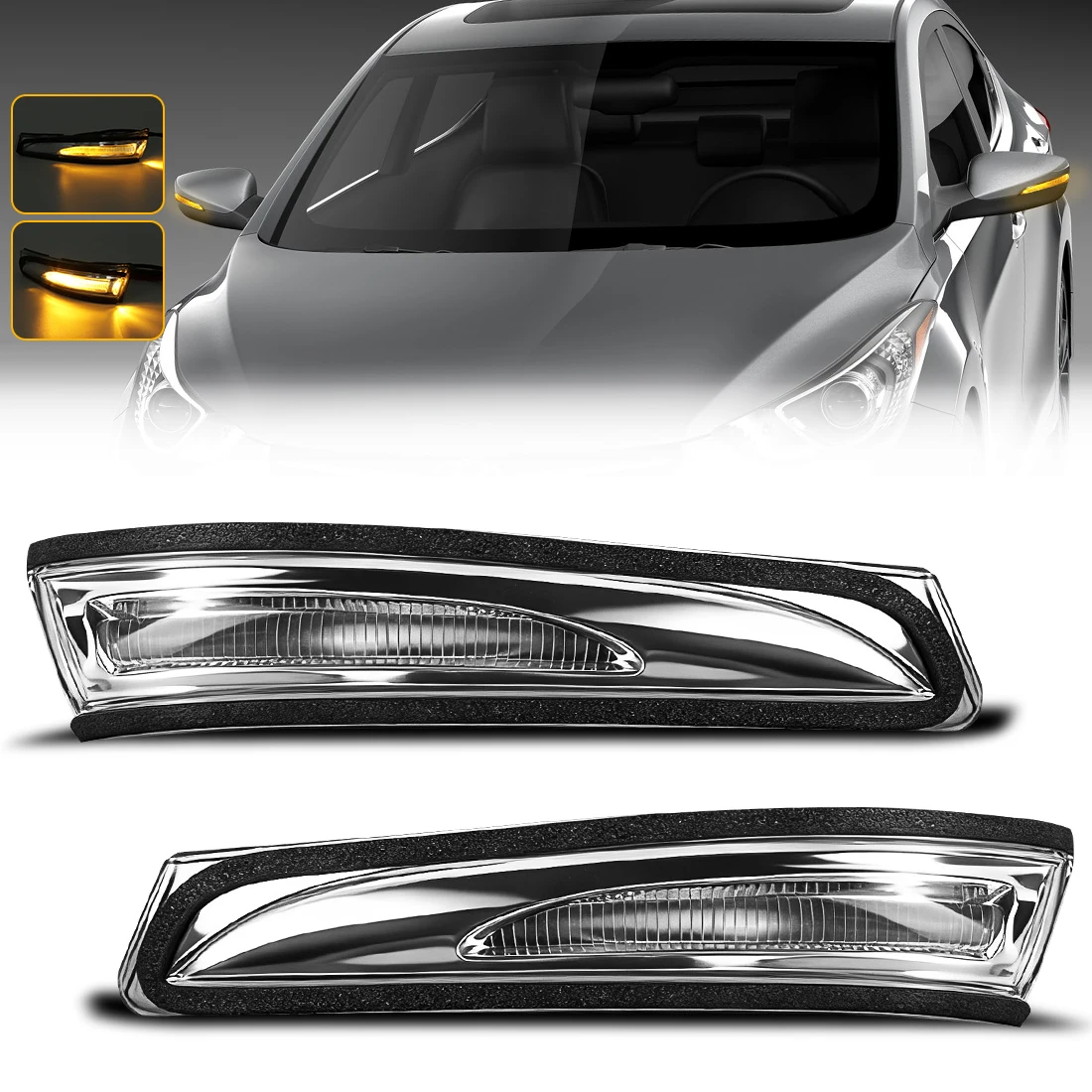 876143X000 Indicator Lamp Light For Hyundai i30 Elantra 2012 2013 2014 2015 Side Rearview Mirror Turn Signal Light LED Door Lamp