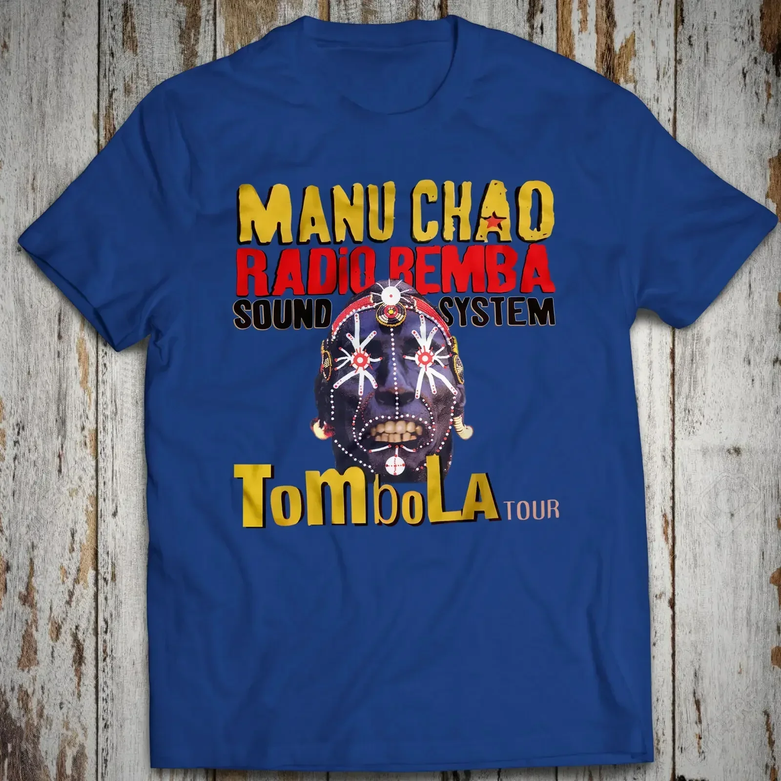 

Mens New Clothing Summer Cotton Tombola Tour Manu Chao Radio Bemba Sound System Shirt Mano Negra Rock T Men Clothing