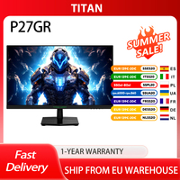 TITAN ARMY P27GR Gaming Monitor, 27-inch 2560*1440 16:9 Fast IPS Screen,1ms GTG, 99% sRGB, HDR10, 180Hz Refresh Rate,  Adaptive-