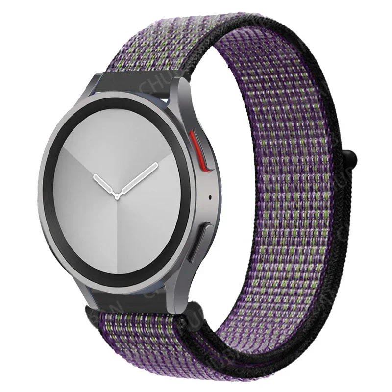 Nylon-Schlaufenband für Samsung Galaxy Watch 7 FE 6/5/pro/4/Classic/active 2 40–44 mm 20 mm/22 mm Sportarmband Huawei GT 2/e/3 Armband