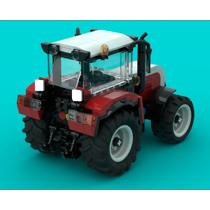 

MOC-256353 Urban Farm Agricultural Tractor Building Block Model MOC Creative Boys Children Birthday Christmas Toy Gift