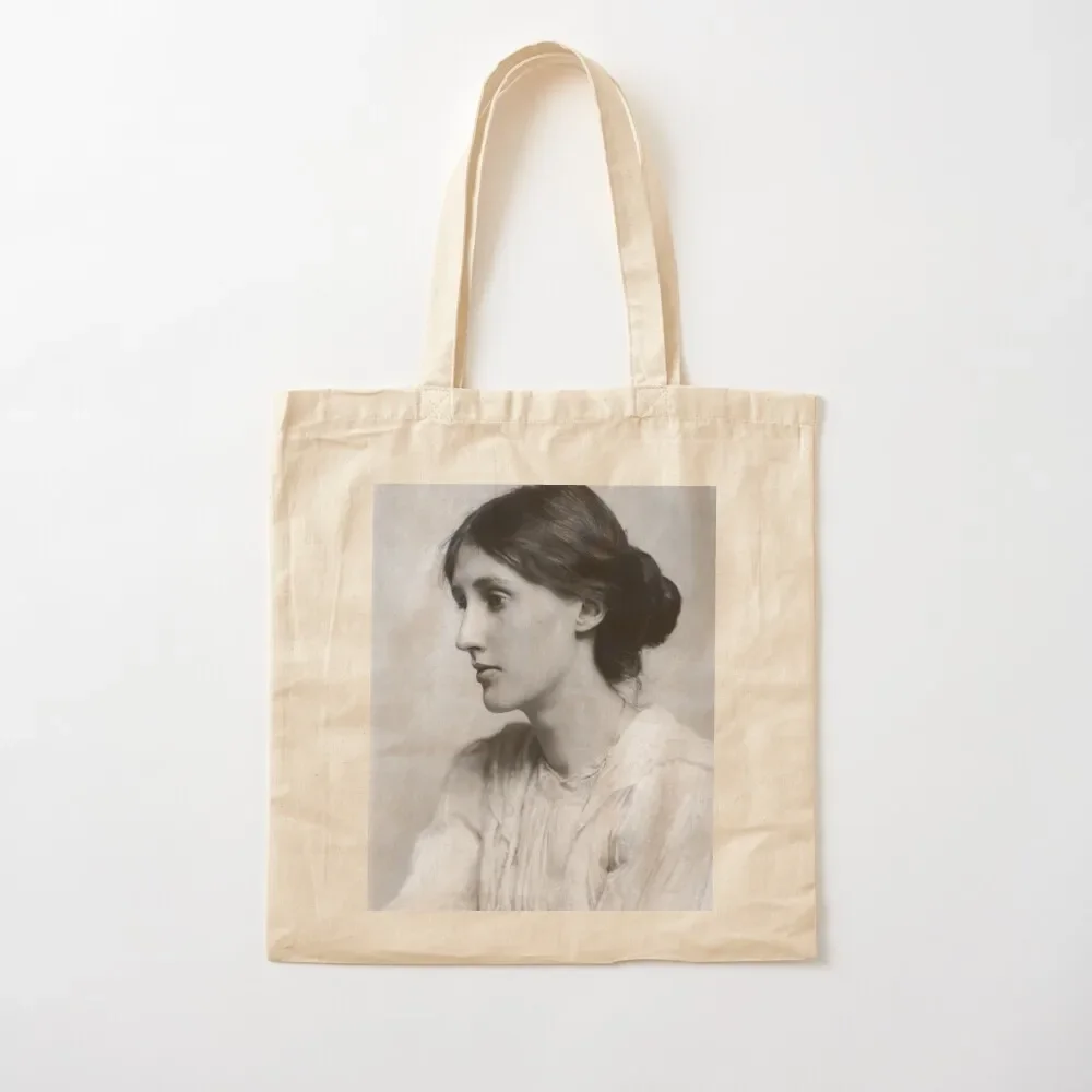 

Virginia Woolf - black and white Tote Bag Shopping bags tote bag university Tote Bag