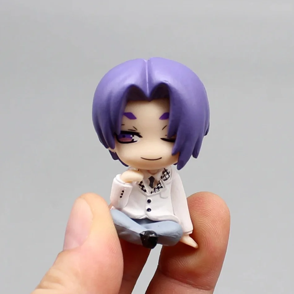 B-E-CK Isagi Yoichi Q-versie Acchion Figre Koc C Bodemtemperatuur PVC Ornament Speelgoed met Tsure Hyoma Hachi etc. Meguru Nagi Seishiro