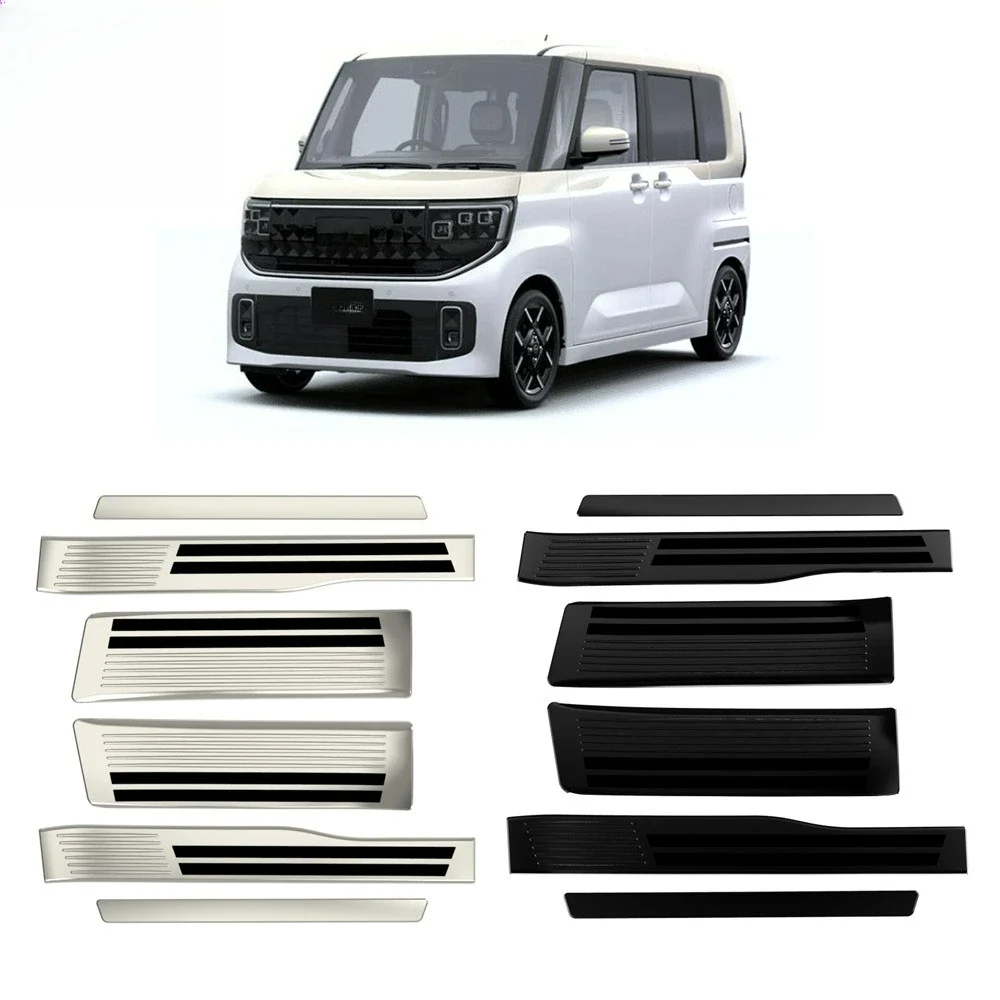 Car Door Sill Scuff Plate Welcome Pad Stainless Steel For Nissan ROOX 2025 2026 Accessories