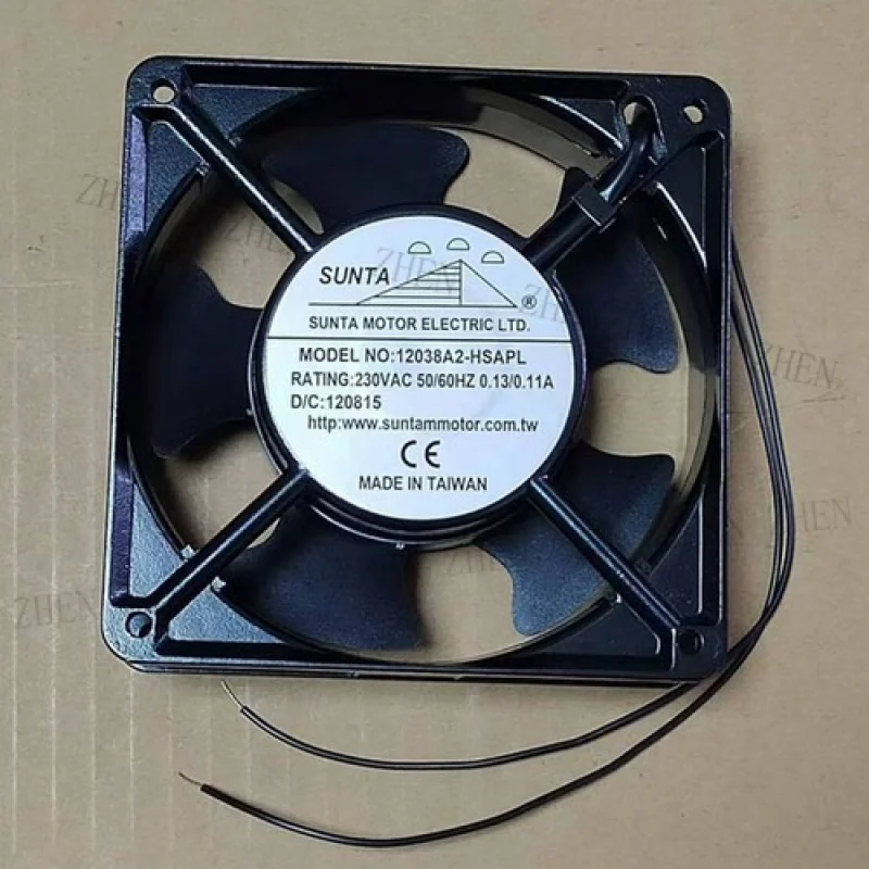 

Y 1 шт. новый для SUNTA 12038A2-HSAPL 230 В переменного тока 0,13/0,11 А 2-проводной инверторный охлаждающий вентилятор # QW.