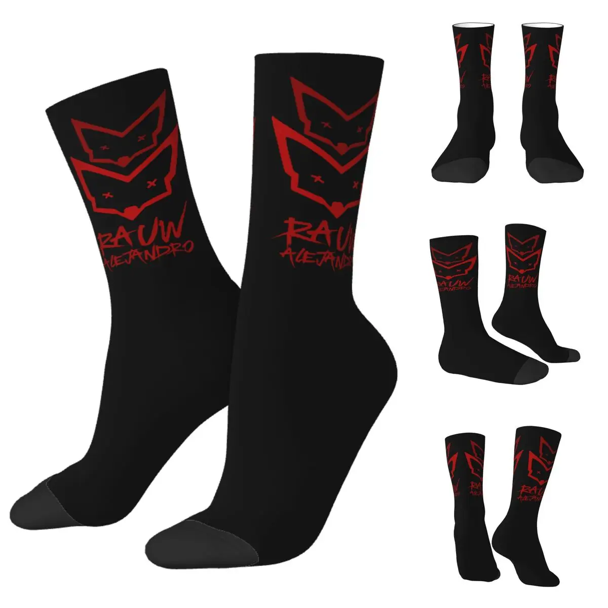 Raw Alejandro POLYESTER Unisex Running 3D Print Happy Socks