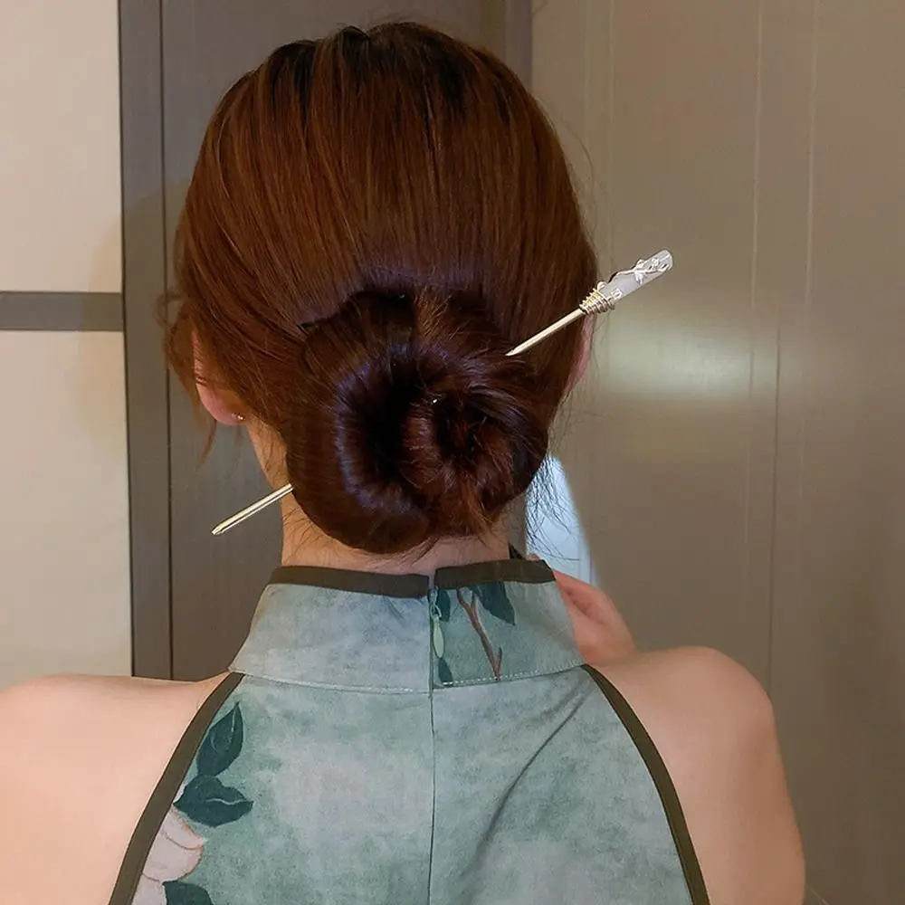 

Ancient Style Hairstyle Tools Leaf For Girls Korean Hair Clip Women Hanfu Hairpins Flower Hair Sticks Chinese Hair Fork