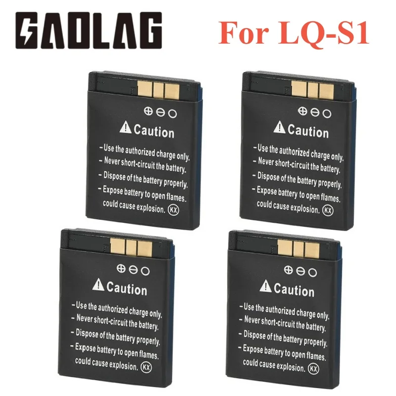 

4pcs LQ-S1 LQS1 Smart Watch Battery 380mA 3.7V Lithium Rechargeable Battery For SmartWatch DZ09 W8 A1 QW09 KSW-S6 RYX-NX9