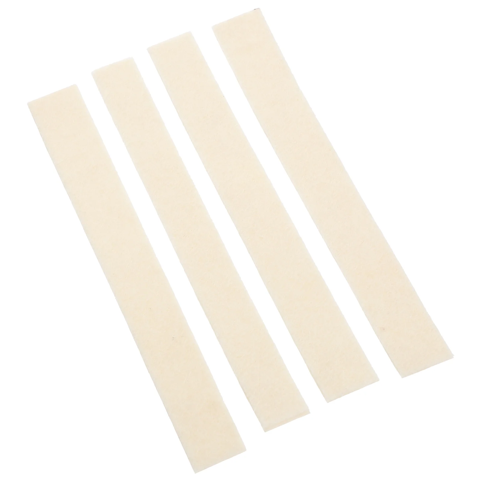 4 Pcs Key Pad Felt Flute Mute Adhesive Clarinet Replacement Practice Strips Lightweight