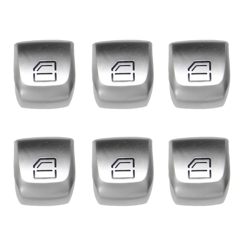 

6X Car Left Right Front Window Switch Repair Button Cover For Mercedes Benz C Class W205 C200 W253 GLC 260 2229052203