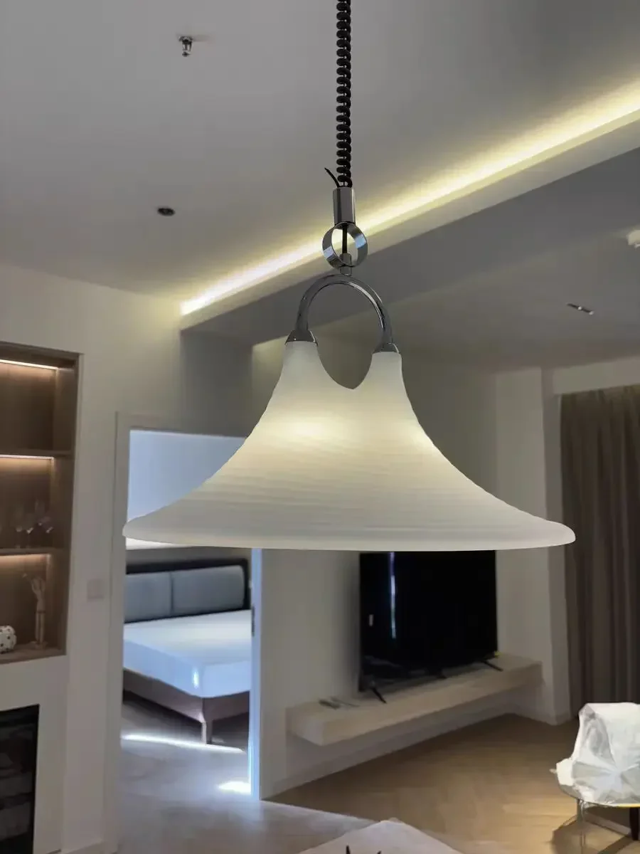 Vintage Swirl Pendelleuchte Nordic Horn LED-Licht einzigartige Designer orange Lampe für Esszimmer Hotel Schlafzimmer Küche Bar Lichter – Detail 10