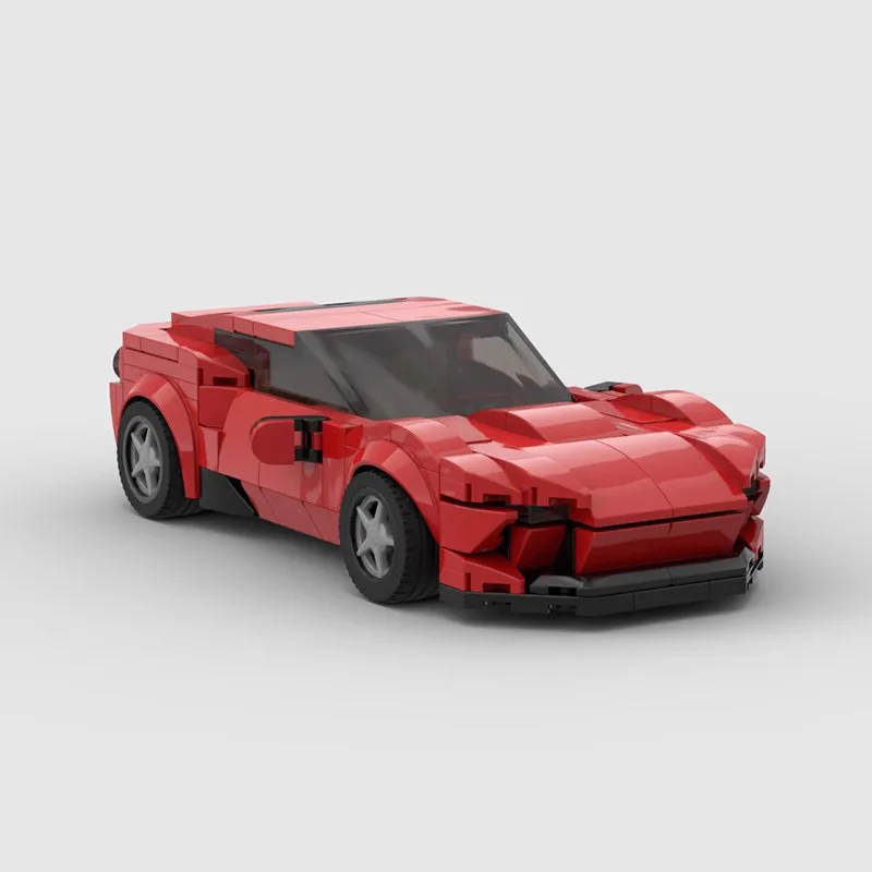 

Конструктор MOC Red Speed чемпионы, суперспортивные автомобили, набор кирпичей, детские игрушки, подарки для мальчиков и девочек