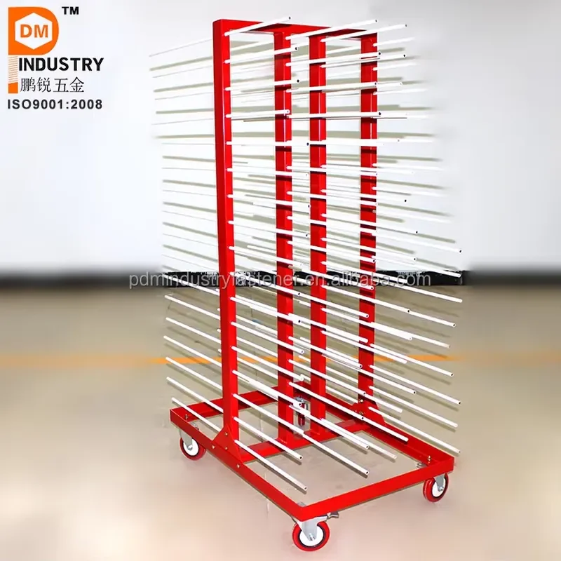 Custom Metal Plate Bracket Adjustable Drying Rack Stand Heavy Duty Steel Support Frame for Industrial Home Use Processing