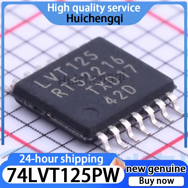 10PCS Original Genuine 74LVT125PW Package TSSOP-14 Buffer/driver/transceiver