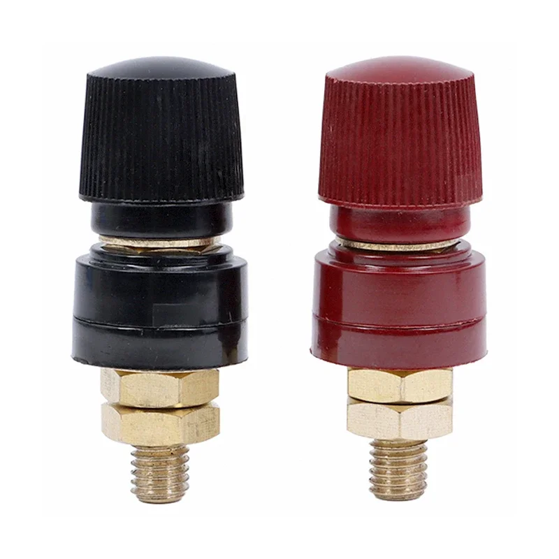 M5 M6 M8 M10 Wire Binding Post Thread Screw Black Red Lithium  Battery Weld Inverter Clamps Power Supply Connect Terminal Splice