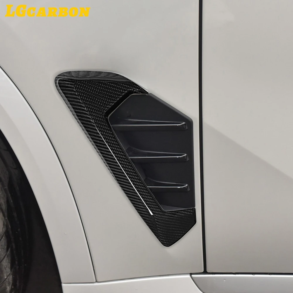 LGcarbon For BMW X5 2023 Dry Carbon Fiber Air Vent Cover Side Fender Trim